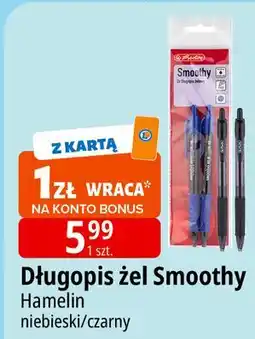 E.Leclerc Długopis żelowy smoothy czarny Herlitz oferta