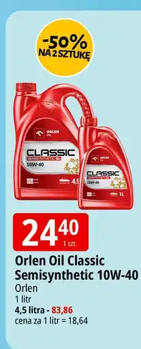 E.Leclerc Olej silnikowy classic semisynthetic 10w-40 Orlen Oil oferta