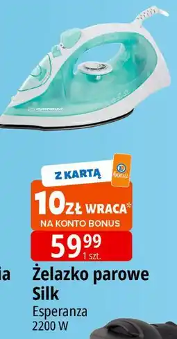 E.Leclerc Żelazko parowe silk 2200w Esperanza oferta