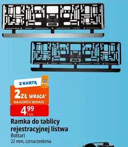 E.Leclerc Ramka pod tablice rejestracyjną 22 mm srebrna Bottari oferta
