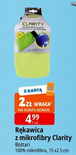 E.Leclerc Rękawica z mikrofibry clarity 15 x 25 cm Bottari oferta
