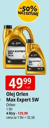 E.Leclerc Olej silnikowy max expert 5w-30 b4 Orlen Oil oferta