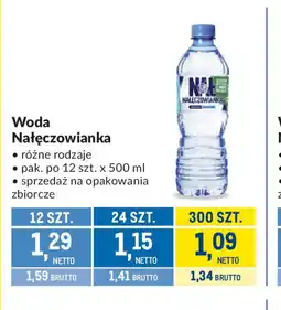 Makro Woda Nałęczowianka oferta