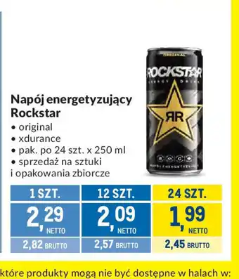 Makro Napój energetyzujący Rockstar oferta