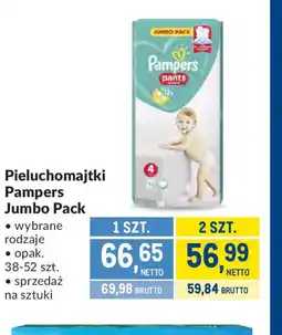 Makro Pieluchomajtki Pampers Jumbo Pack oferta