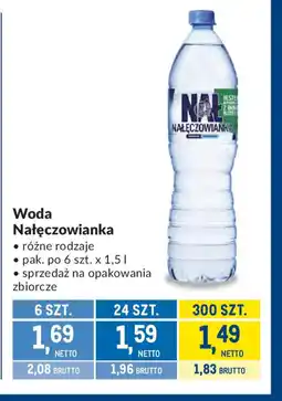 Makro Woda Nałęczowianka oferta