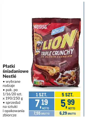 Makro Płatki śniadaniowe Nestlé oferta