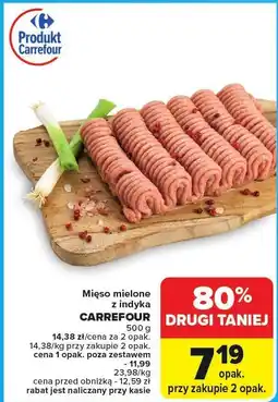 Carrefour Market Mięso mielone z indyka Carrefour oferta