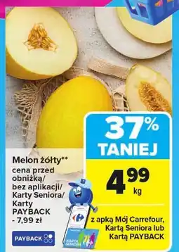 Carrefour Melon żółty Carrefour oferta