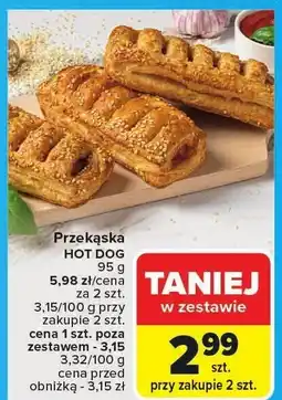 Carrefour Przekąska hot dog Carrefour oferta