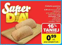 Carrefour Ciabatta pszenna Carrefour oferta