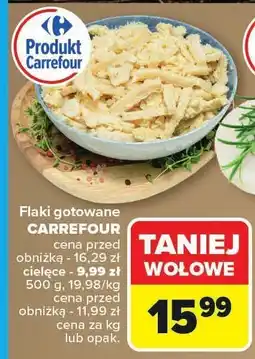 Carrefour Flaki gotowane Carrefour oferta