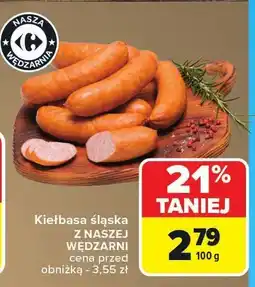 Carrefour Kiełbasa śląska Carrefour oferta