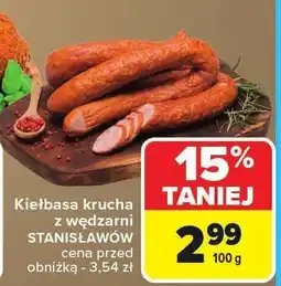 Carrefour Kiełbasa krucha STANISŁAWÓW oferta