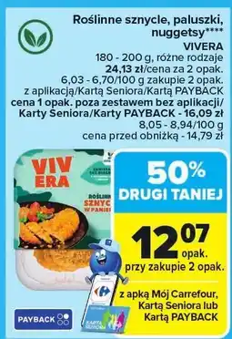 Carrefour Nuggetsy roślinne Vivera oferta