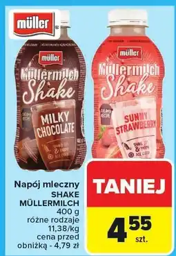 Carrefour Napój mleczny Mullermilch Shake oferta