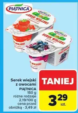 Carrefour Serek wiejski z owocami Piątnica oferta
