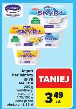 Carrefour Jogurt bez laktozy Skyr+ Maluta oferta