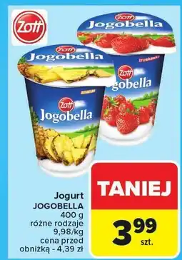 Carrefour Jogurt Jogobella Zott oferta
