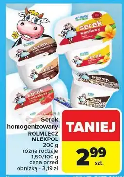 Carrefour Serek homogenizowany Rolmlecz oferta