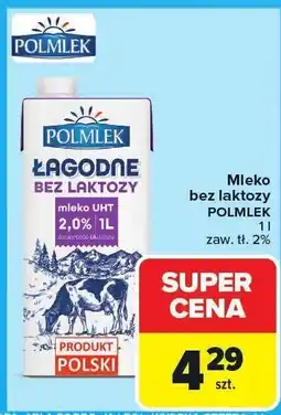 Carrefour Mleko bez laktozy UHT Polmlek oferta