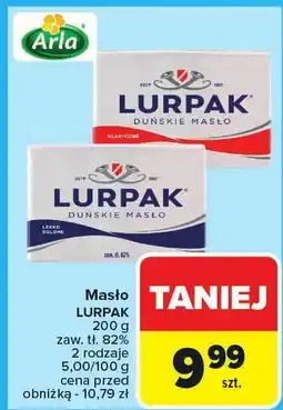Carrefour Masło Lurpak oferta