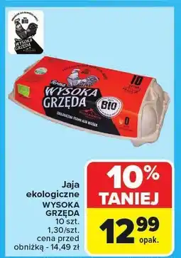 Carrefour Jajka ekologiczne Wysoka Grzęda oferta