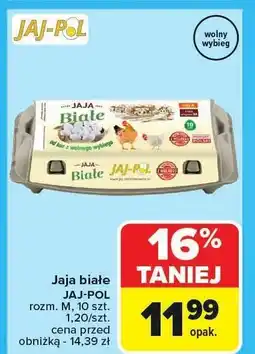 Carrefour Jajka białe JAJ-POL oferta
