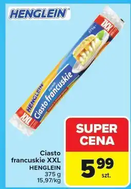 Carrefour Ciasto francuskie XXL Henglein oferta