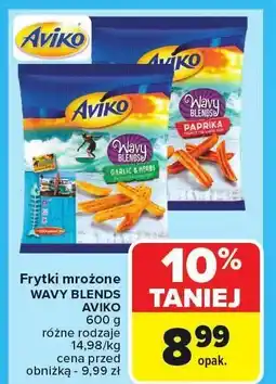 Carrefour Frytki mrożone Wavy Blends Aviko oferta