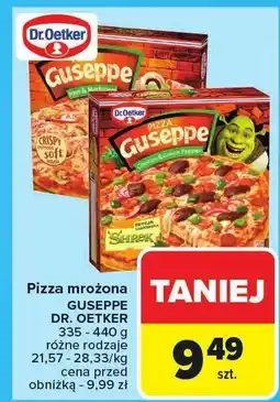 Carrefour Pizza mrożona Guseppe Dr. Oetker oferta