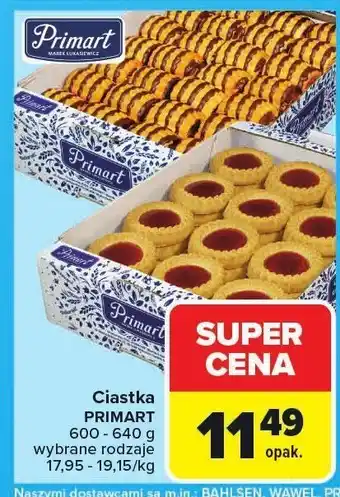 Carrefour Ciastka Primart oferta