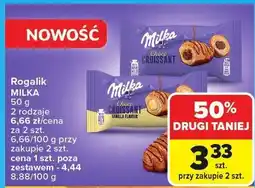 Carrefour Rogalik Milka croissant oferta