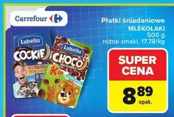 Carrefour Płatki śniadaniowe Mlekolaki Lubella oferta