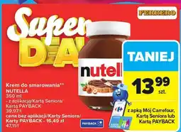 Carrefour Krem Nutella Ferrero oferta