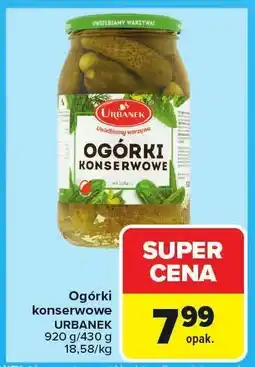 Carrefour Ogórki konserwowe URBANEK oferta