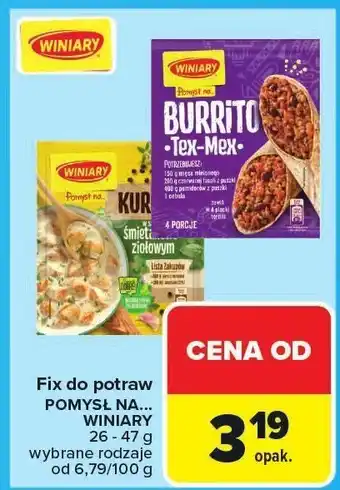 Carrefour Fix do potraw WINIARY oferta