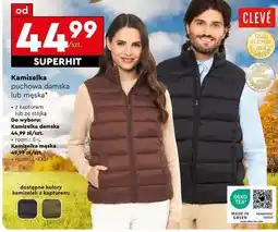 Biedronka Kamizelka puchowa damska lub męska oferta