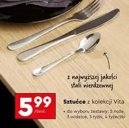 Biedronka Sztućce z kolekcji Vita oferta