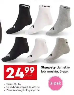 Biedronka Skarpety damskie lub męskie 3 pak oferta