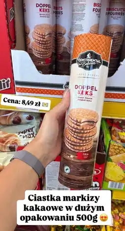 Dino Ciastka markizy Doppel Keks kakaowe Continental Bakeries oferta