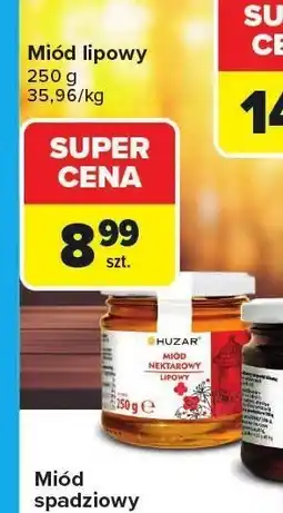 Carrefour Miód lipowy Huzar oferta