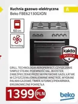 Kakto Kuchenka gazowo-elektryczna Beko oferta