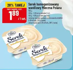 Polomarket Serek homogenizowany waniliowy Mleczna Polana oferta