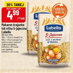 Polomarket Makaron krajanka lub nitka 5-jajeczna Lubella oferta