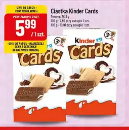 Polomarket Ciastka Kinder Cards oferta