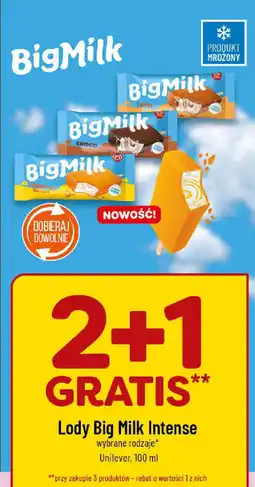 Polomarket Lody Big Milk Intense oferta