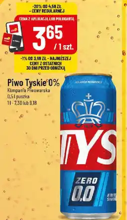 Polomarket Piwo Tyskie 0% oferta
