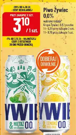 Polomarket Piwo Zywiec 0,0% oferta
