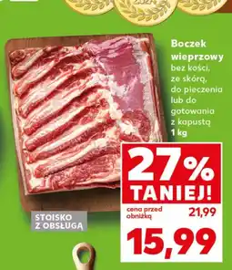 Kaufland Boczek bez kości oferta